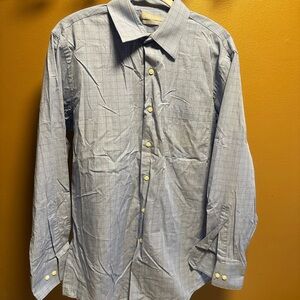 Men's Blue Checkered Shirt